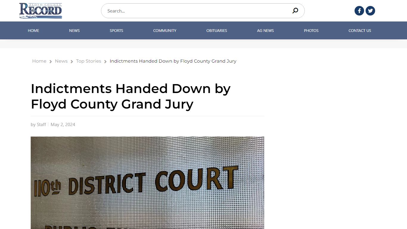 Indictments Handed Down by Floyd County Grand Jury