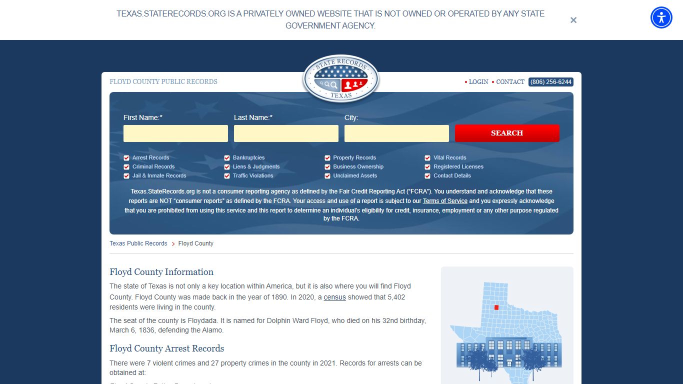 Floyd County Arrest, Court, and Public Records - StateRecords.org