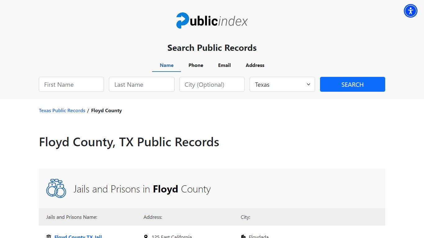 Floyd County, TX Public Court, Arrest and Inmate Records - ThePublicIndex